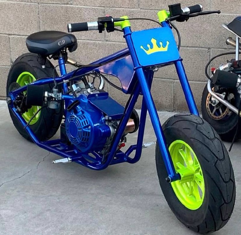 Gas powered mini trike for adults