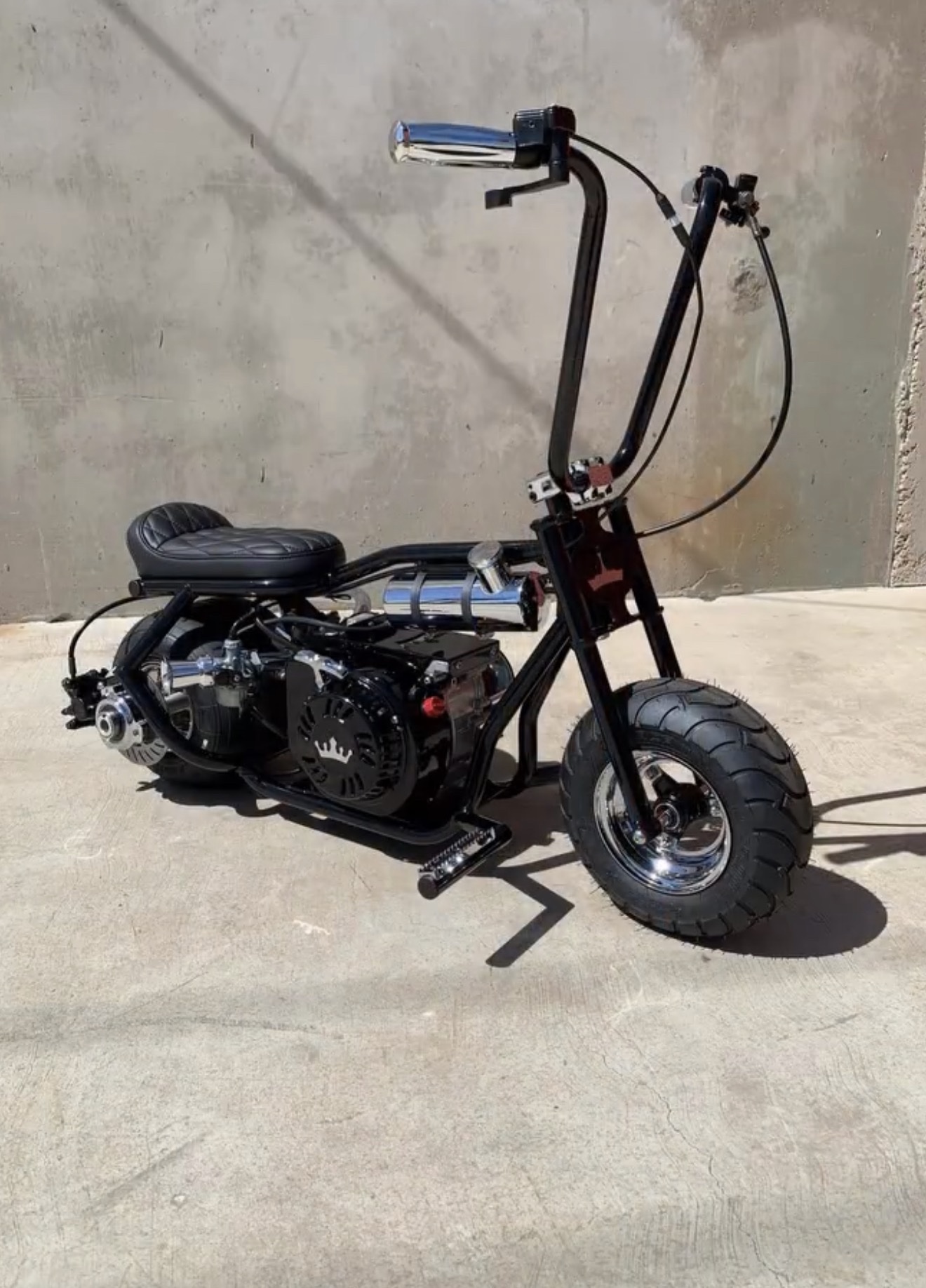 Crown Phantom 212 Mini Bike – Stealth Performance Edition (50–65+ MPH)