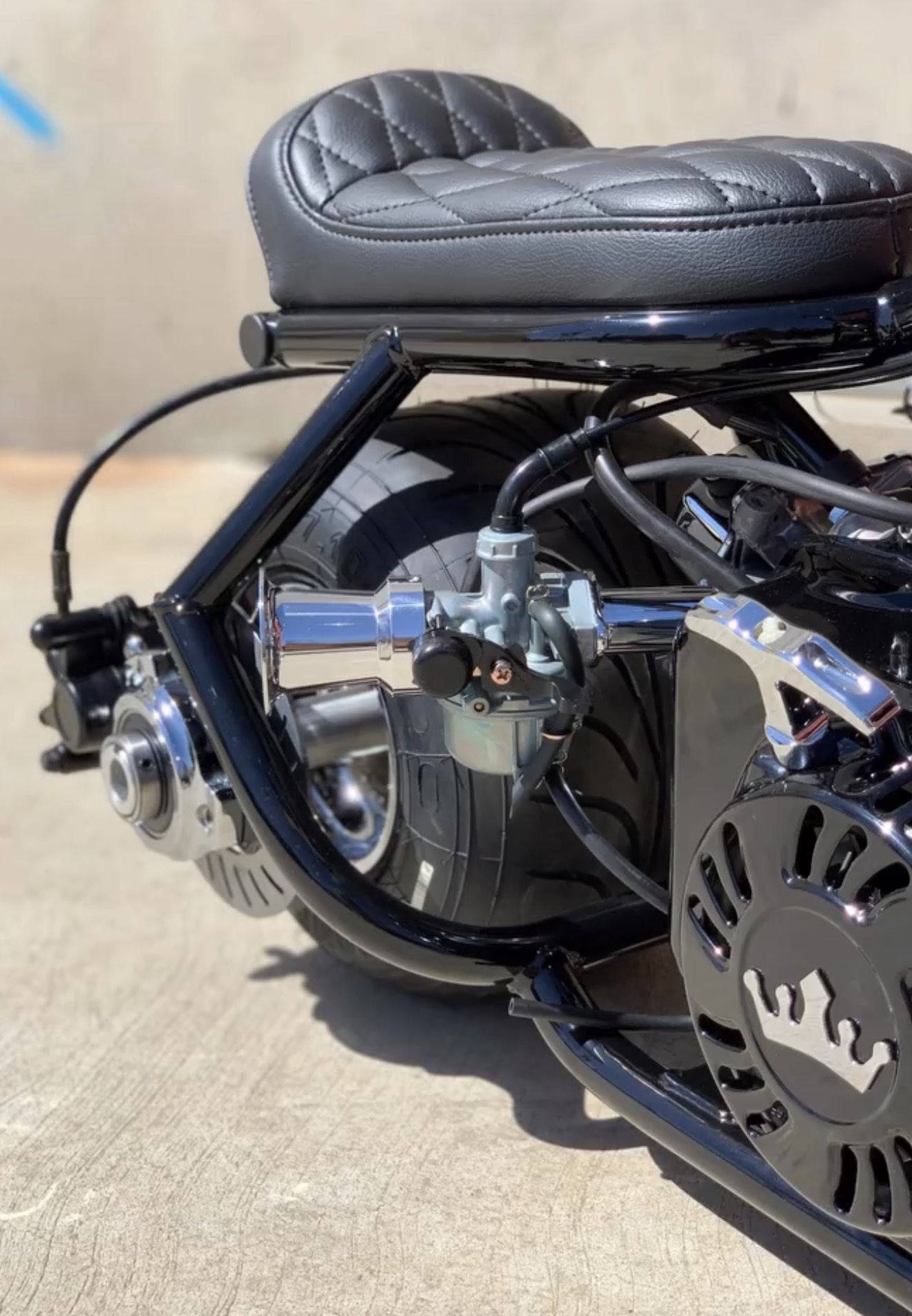 Crown Phantom 212 Mini Bike – Stealth Performance Edition (50–65+ MPH) - Image 8