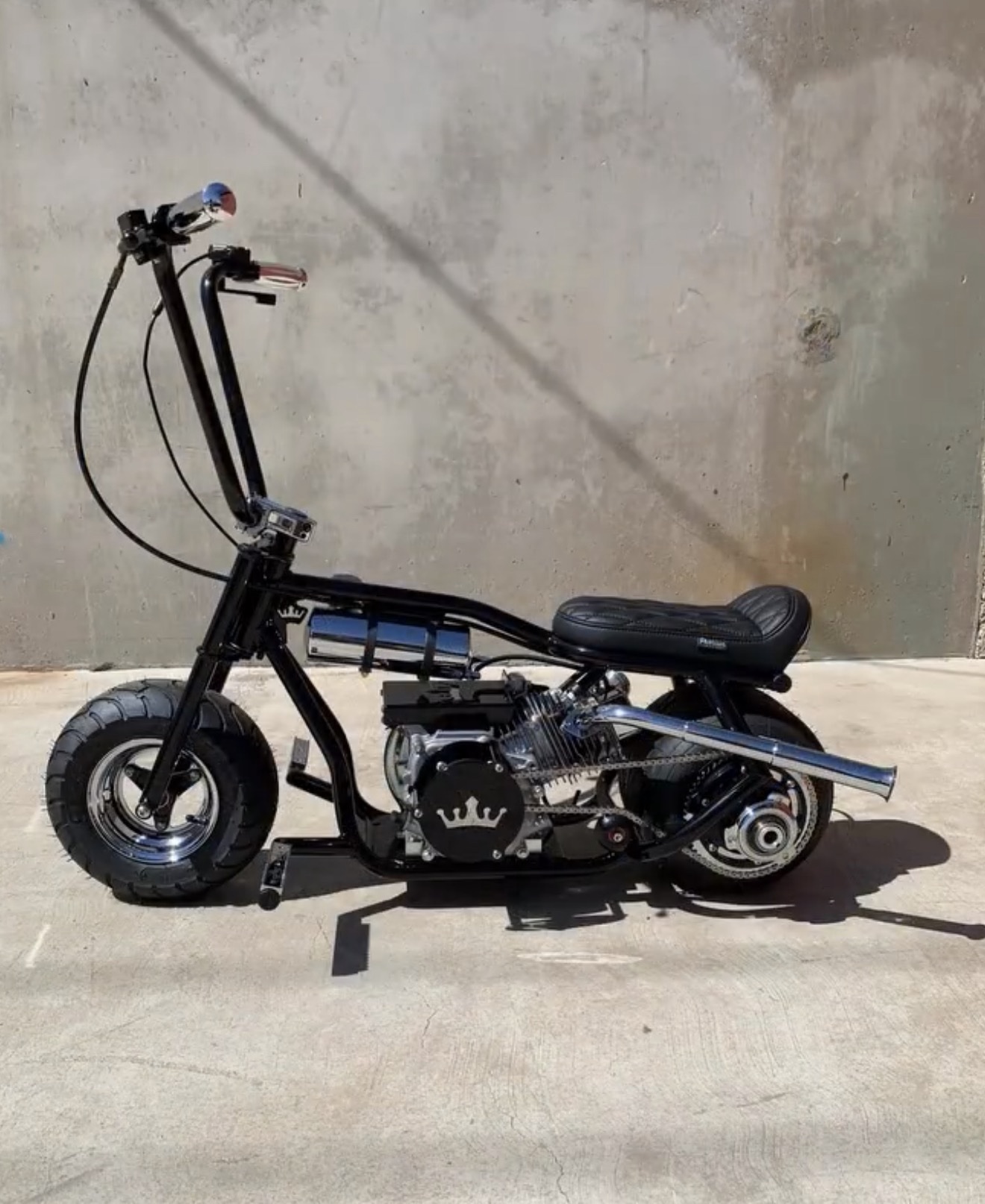 Crown Phantom 212 Mini Bike – Stealth Performance Edition (50–65+ MPH) - Image 2