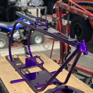 Phantom Purple Mini Bike Frame (Custom Coated)