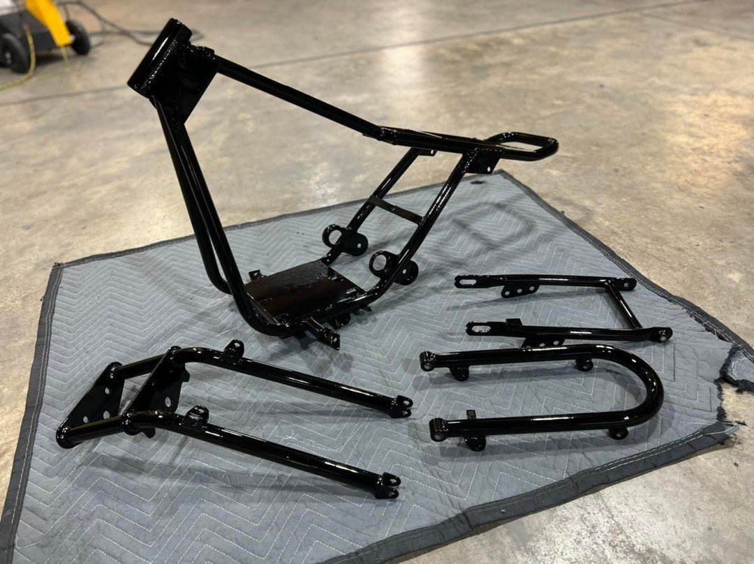 Stealth Black Mini Bike Frame Kit