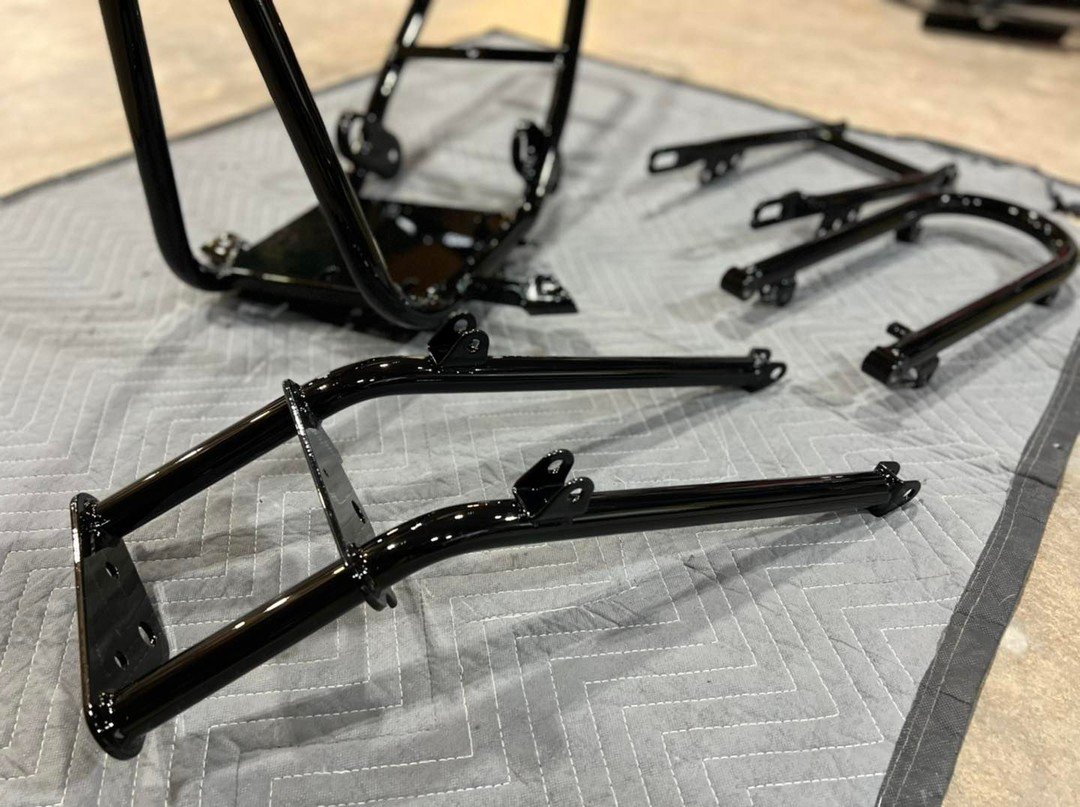 Stealth Black Mini Bike Frame Kit - Image 4