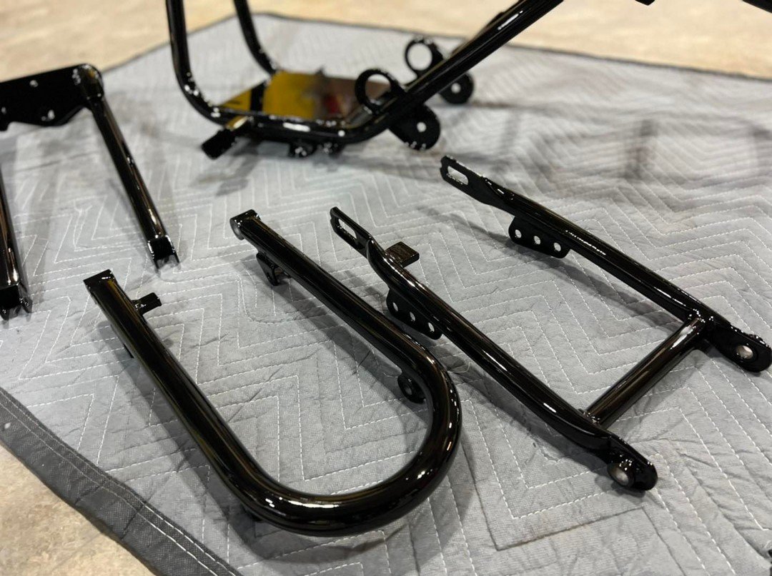 Stealth Black Mini Bike Frame Kit - Image 3