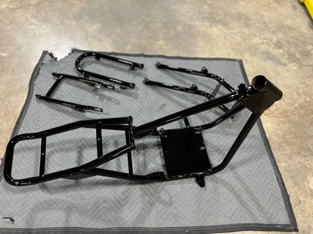 Stealth Black Mini Bike Frame Kit - Image 2