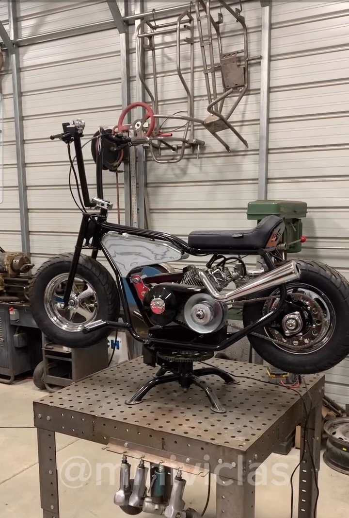 Chrome Phantom Mini Bike (Custom Build)