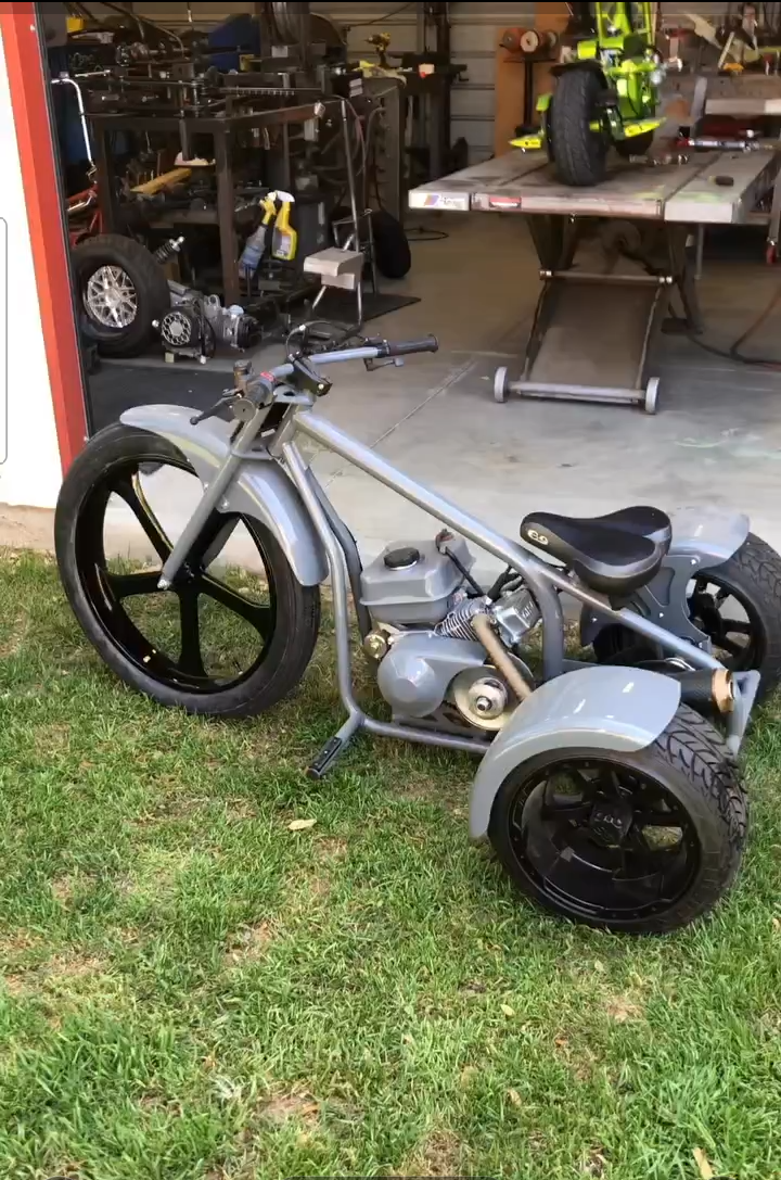 Shadow Grey Custom Drift Trike