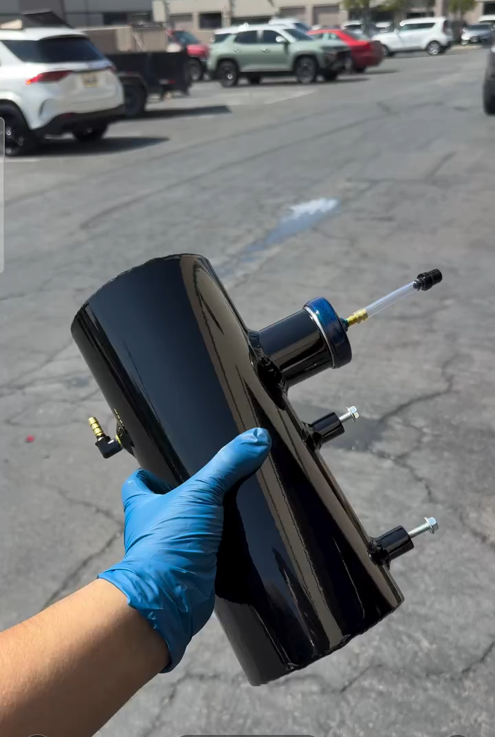 Custom Gloss Black Mini Bike Gas Tank (1 Gallon) - Image 5