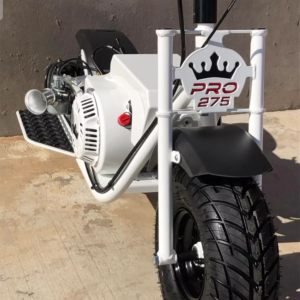 Custom Mini Street Bike – White Edition
