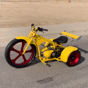 Custom Drift Trike – Yellow Performance Edition