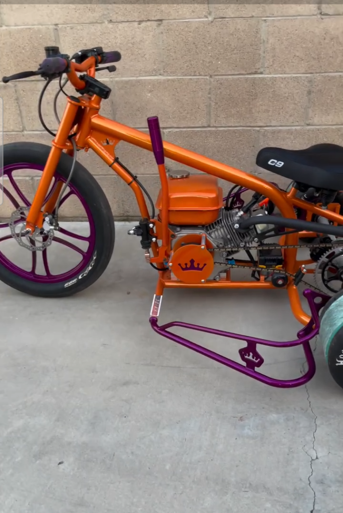 MBK Custom Drift Trike – Candy Orange Edition