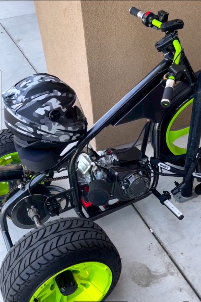 Neon Fury Custom Drift Trike