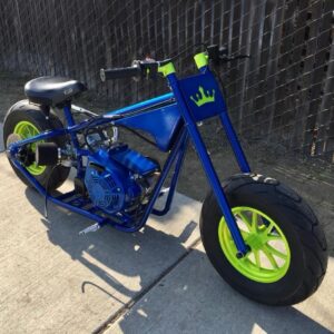 Custom “Electric Blue” Performance Minibike