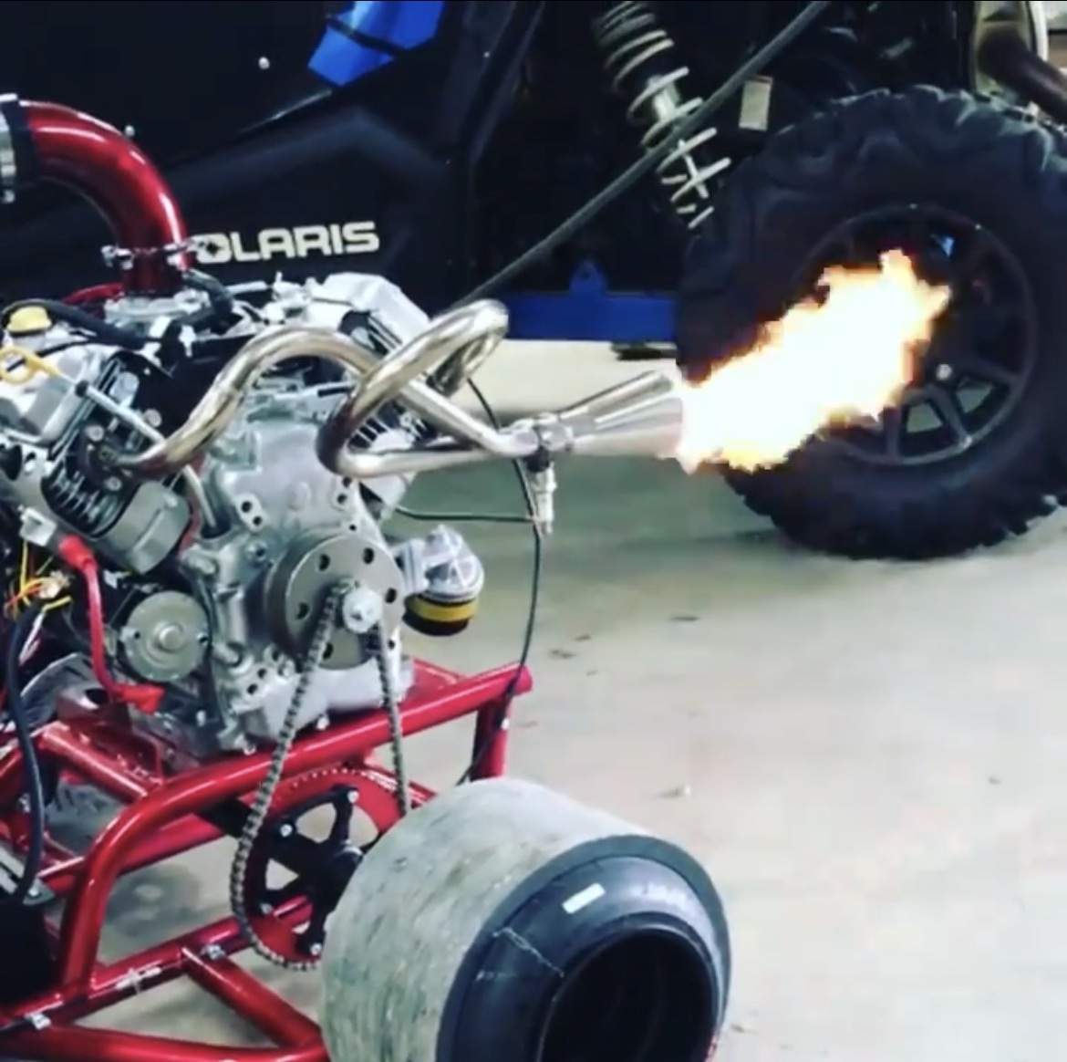 Custom Performance Racing Engine & Header Exhaust Setup