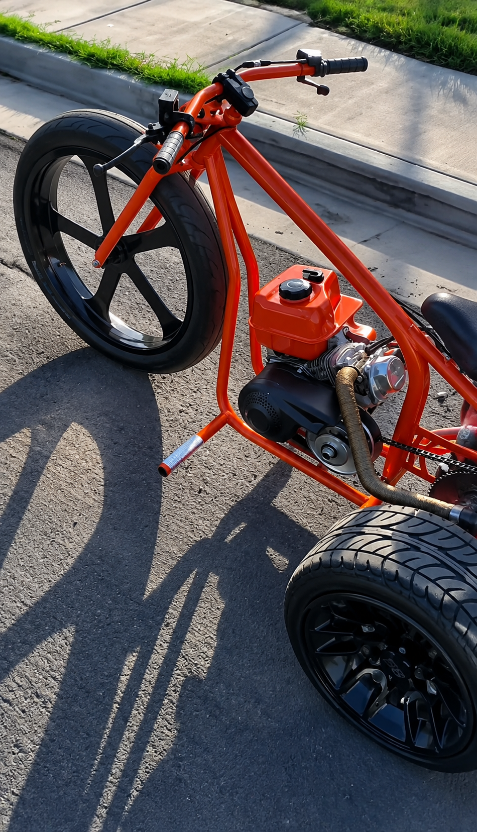 Custom Orange Mini Trike — $850 - Image 4