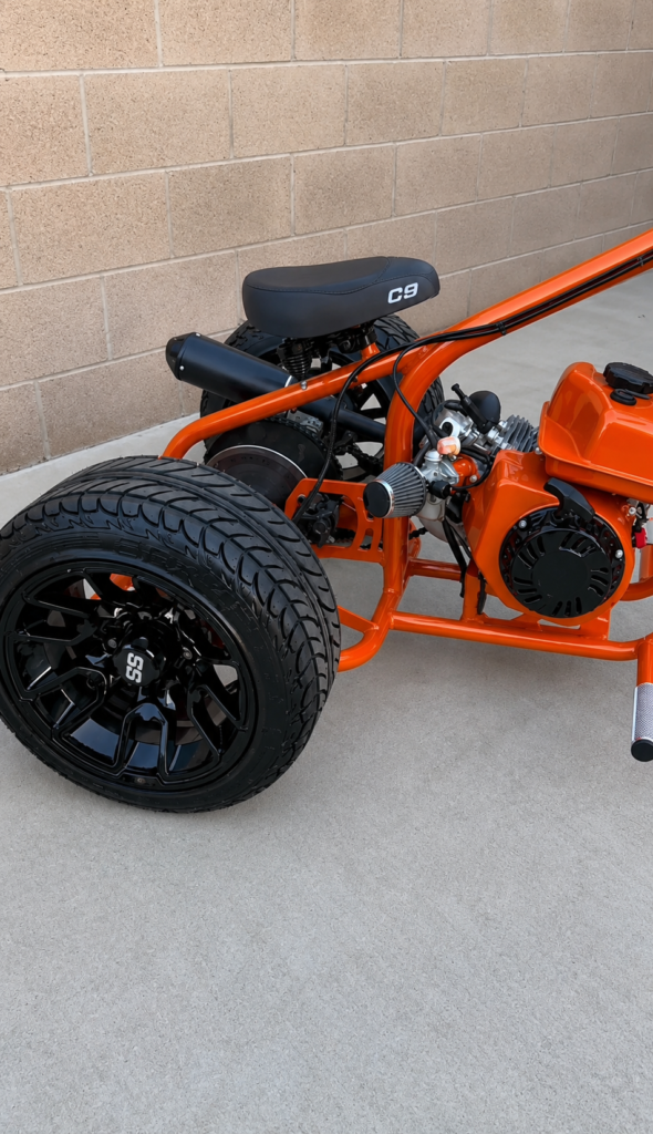 Custom Orange Mini Trike — $850
