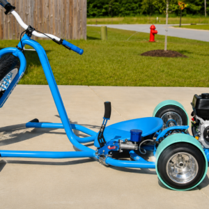 MBK Custom Gas-Powered Drift Trike – Purple Edition