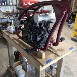 Custom Mini Bike Frame & Engine Assembly