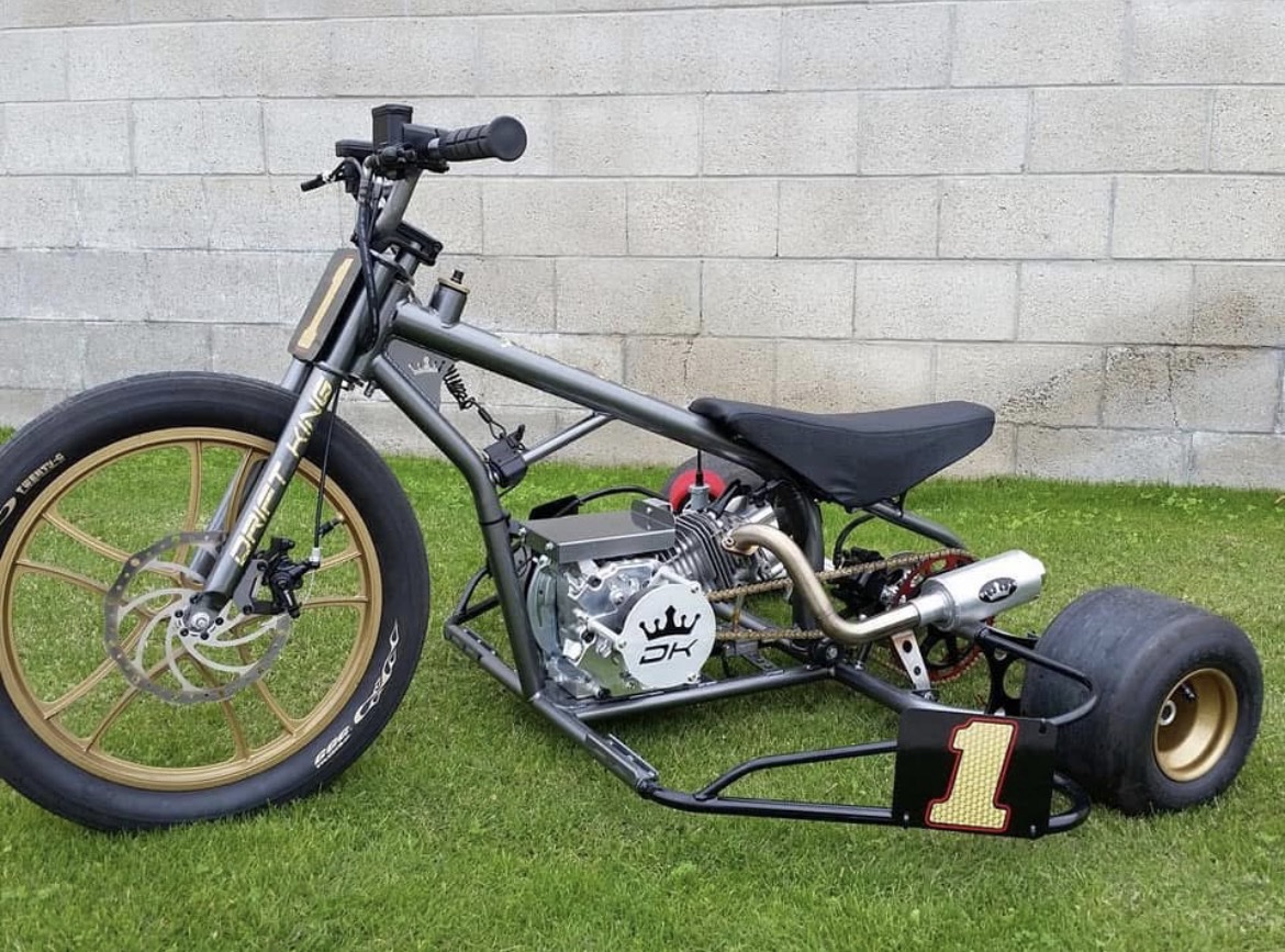 MBK Pro Performance Drift Trike – Matte Gray Edition - Image 5