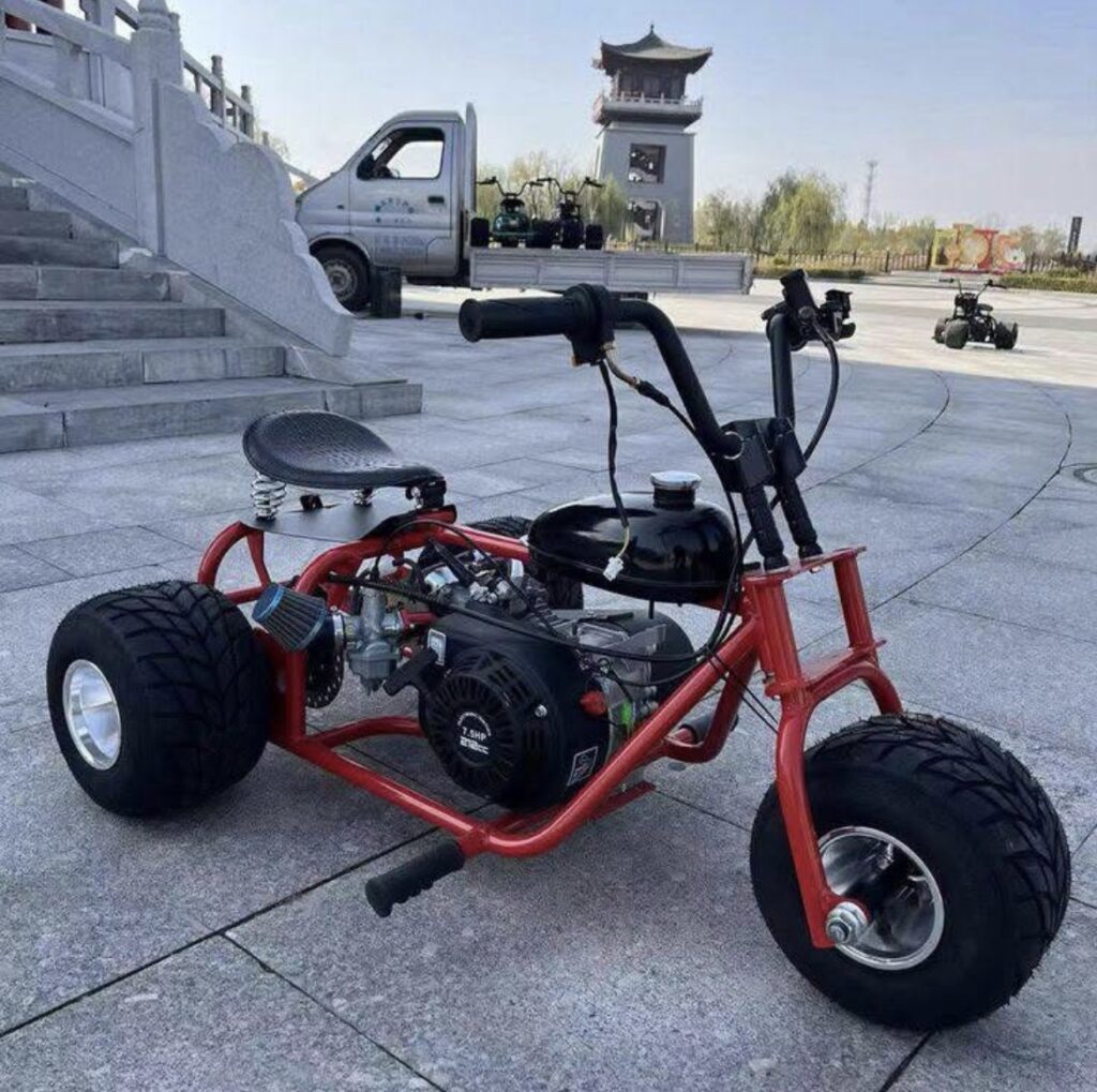🏍️ Redline Fat-Tire Mini Trike