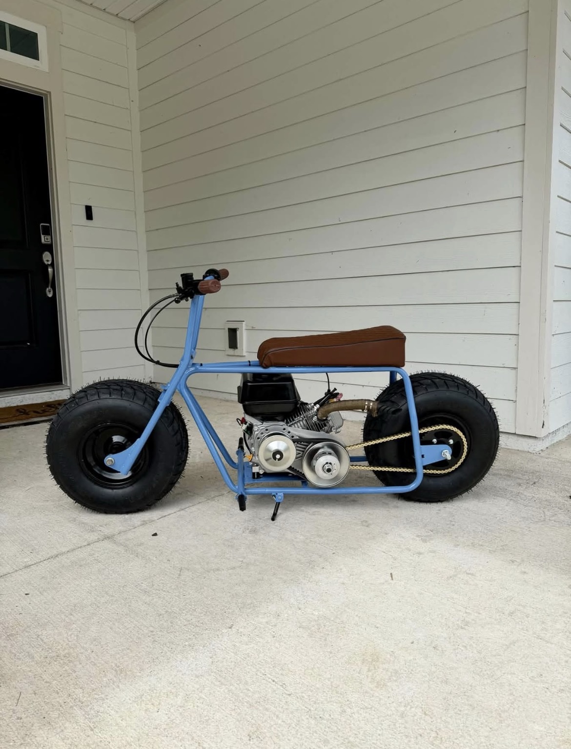 ๐ฅ Blue Custom Fat Tire Minibike - Image 2