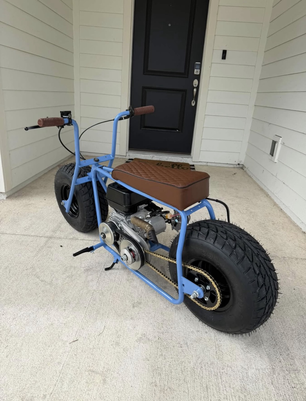 ๐ฅ Blue Custom Fat Tire Minibike - Image 4