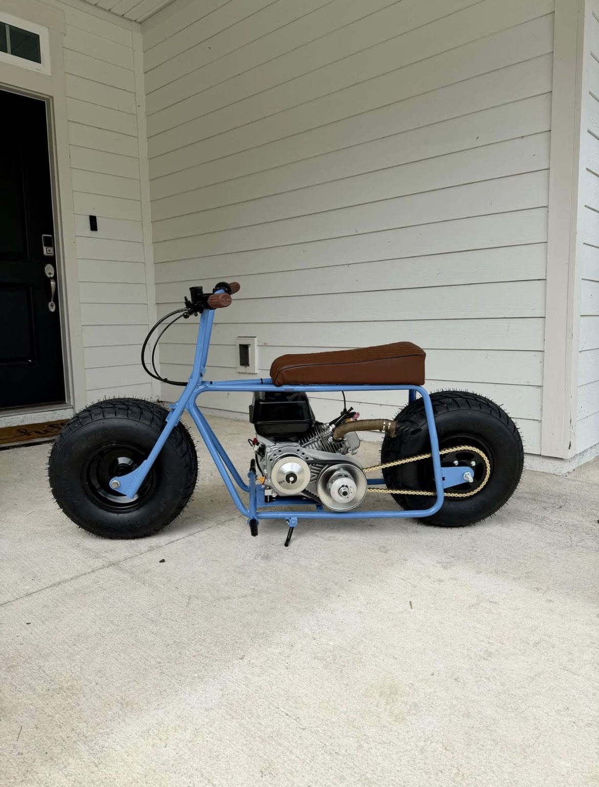 ๐ฅ Blue Custom Fat Tire Minibike - Image 3